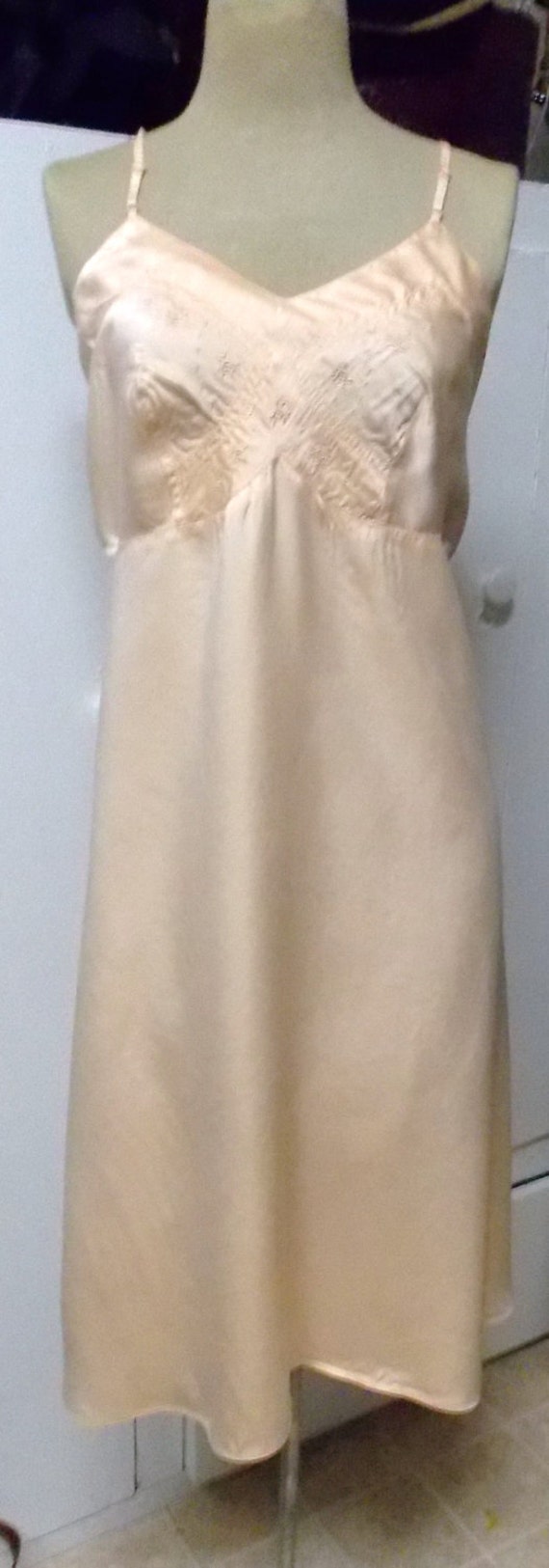 Vintage 60's Pink Satin Slip