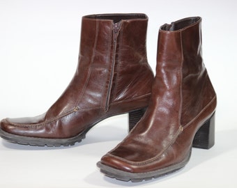 Items similar to Vintage LL Bean Brown Calf Boots Size 8 on Etsy