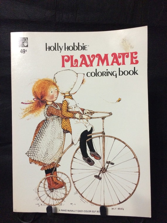 Items similar to Vintage 1970's HOLLY HOBBIE Coloring Book, Featuring