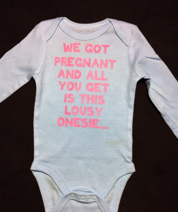 Funny Pregnancy Announcement Onesie/ by RatticleBaby on Etsy