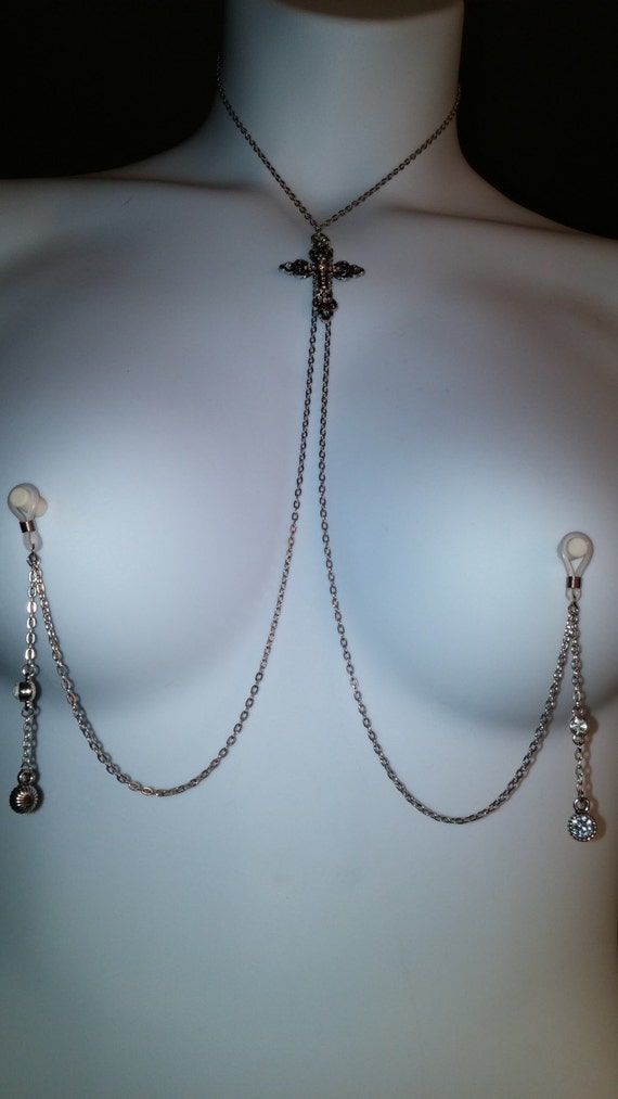 Nipple Jewelry Necklace NonPiercing Painless & Adjustable