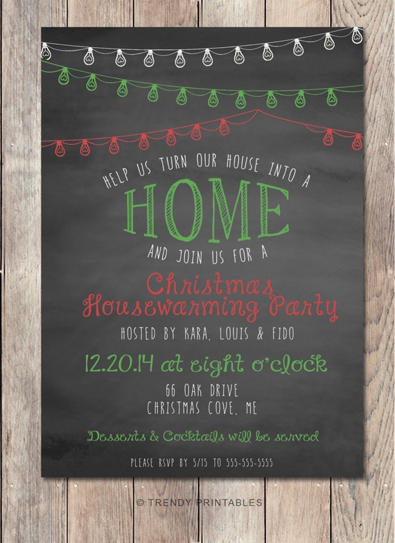 Christmas Housewarming Invitations 10