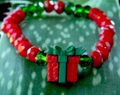 Christmas Package Red & Green Bracelet