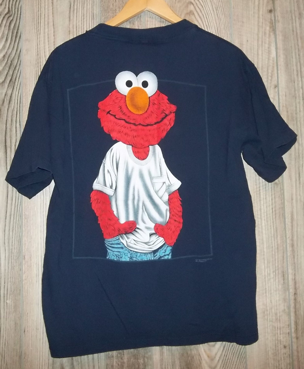 Vintage Elmo Shirt L Hip Hop Sesame Street by SherenasVintageAttic