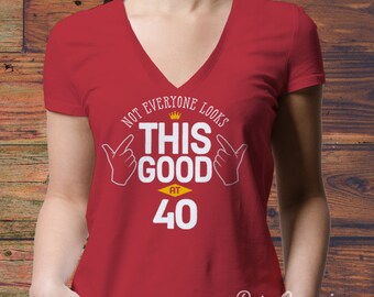 Popular items for 40th birthday shirt on Etsy