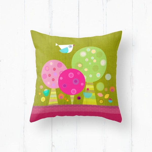 Kids pillow kids throw pillow nursery throw by Lespetitsbuttons