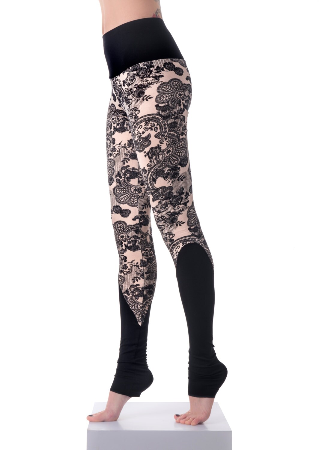 Women Printed Leggings Yoga Leggings Leg Warmers Festival