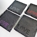 LOVE Slate Coasters (Set of 4) Wedding, Bachelorette, Valentine's Day, Birthday, Anniversary