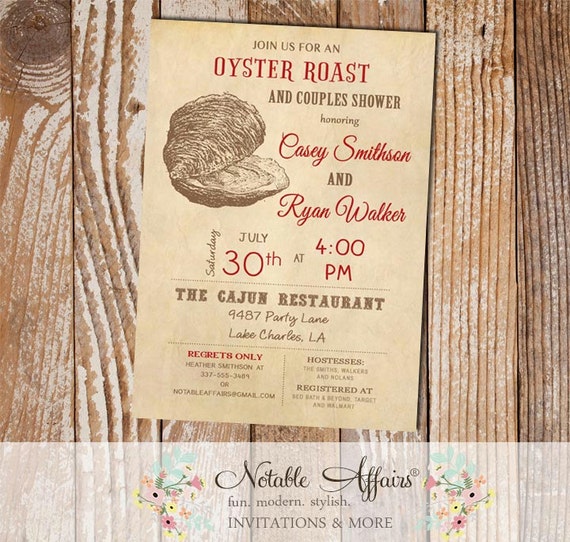 Oyster Roast Invitation 8