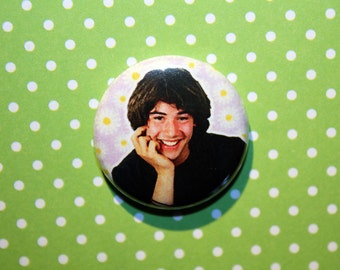 Keanu Reeves- One Inch Pinback Button Magnet