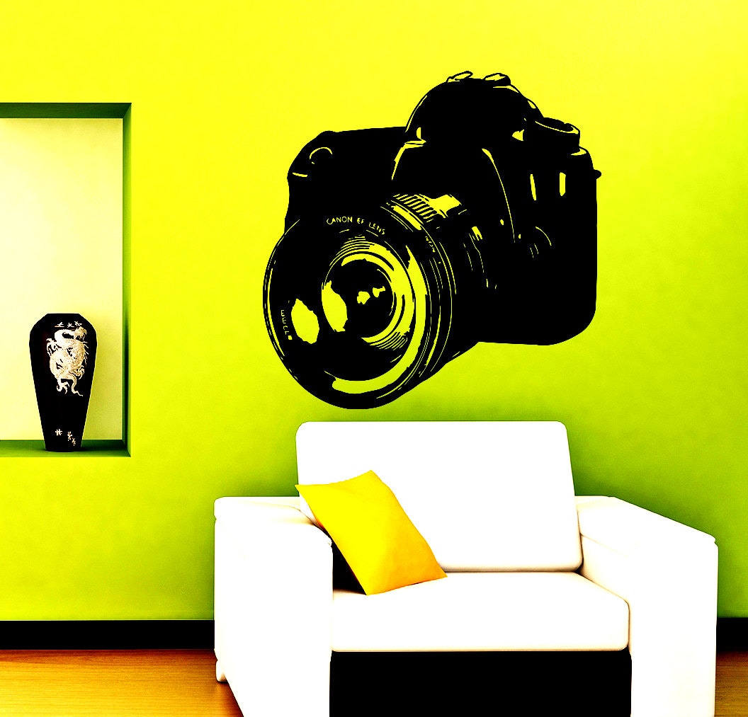 Wall Decals Photo Camera Decal Vinyl Sticker Home Decor Photo