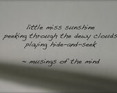 peek ~ musings of the mind ~ a haiku a day 11.6.14