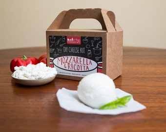 Mozzarella & Ricotta DIY Cheese Kit- 8 batches (cow's milk)