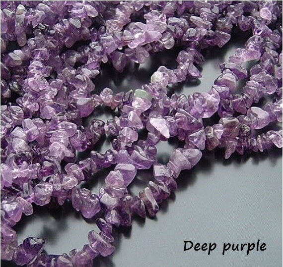 Natural Gemstones Beads Deep Purple Natural Gemstones Beads Deep Purple