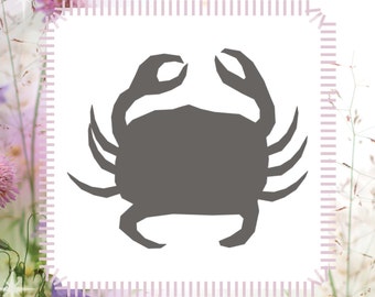 Crab stencil | Etsy
