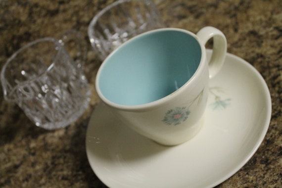 Retro Tiffany  Blue  Dish Set  Kitchen  Dishes Blue  by 