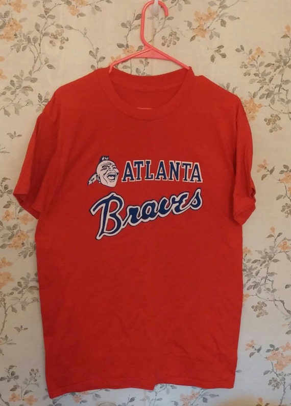 Atlanta Braves Vintage Mascot Tshirt XL by RedHotAndRolling