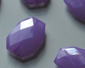 Natural Dark Purple Amethyst Beads — Faceted Polygonal 6mm 8mm 10mm Loose Beads