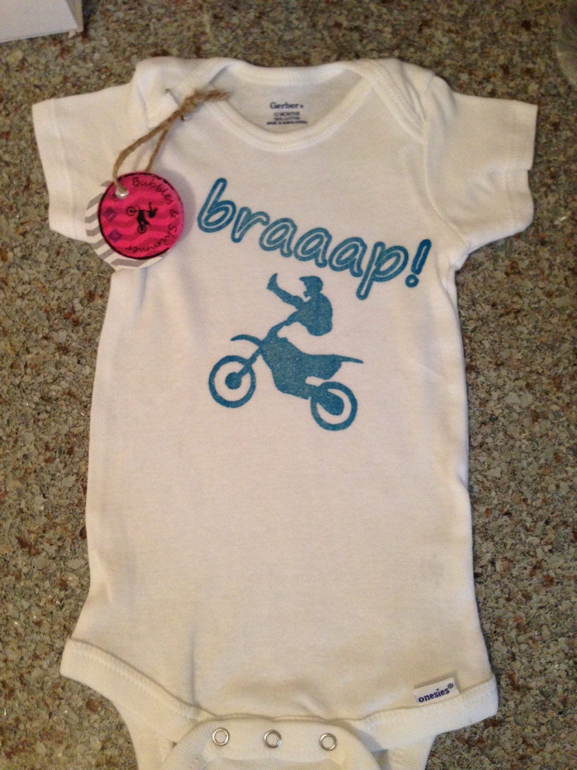 Motocross Onesies for The Future Rider in by BubblesandShimmer