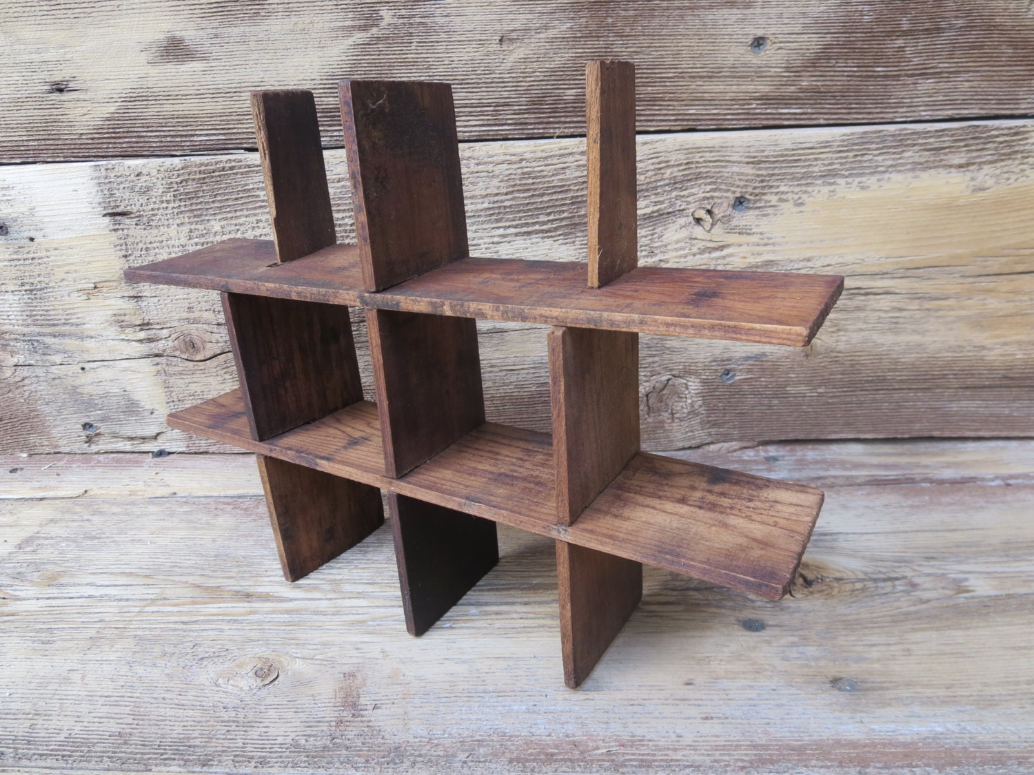 Old Wooden Divider/Shelf Haute Juice