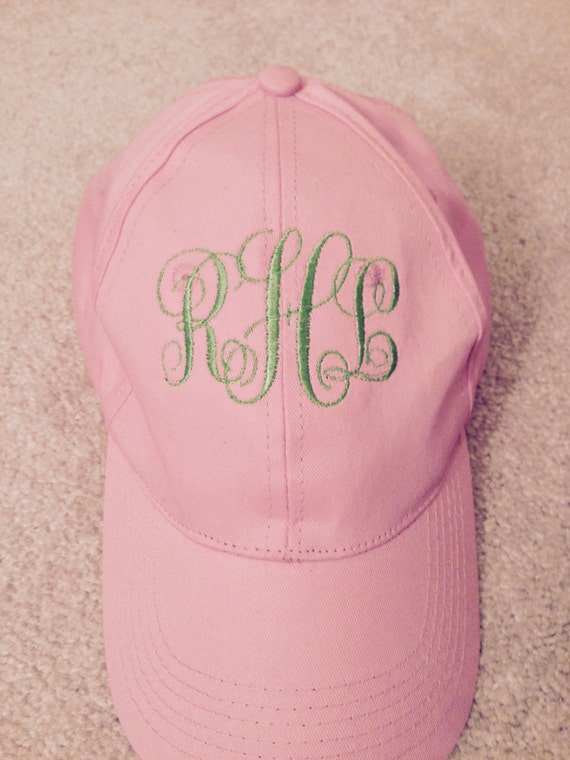 Items similar to Monogram Women's baseball hat on Etsy
