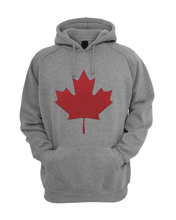 Canada Leaf Hoodie by VolitationMerch on Etsy