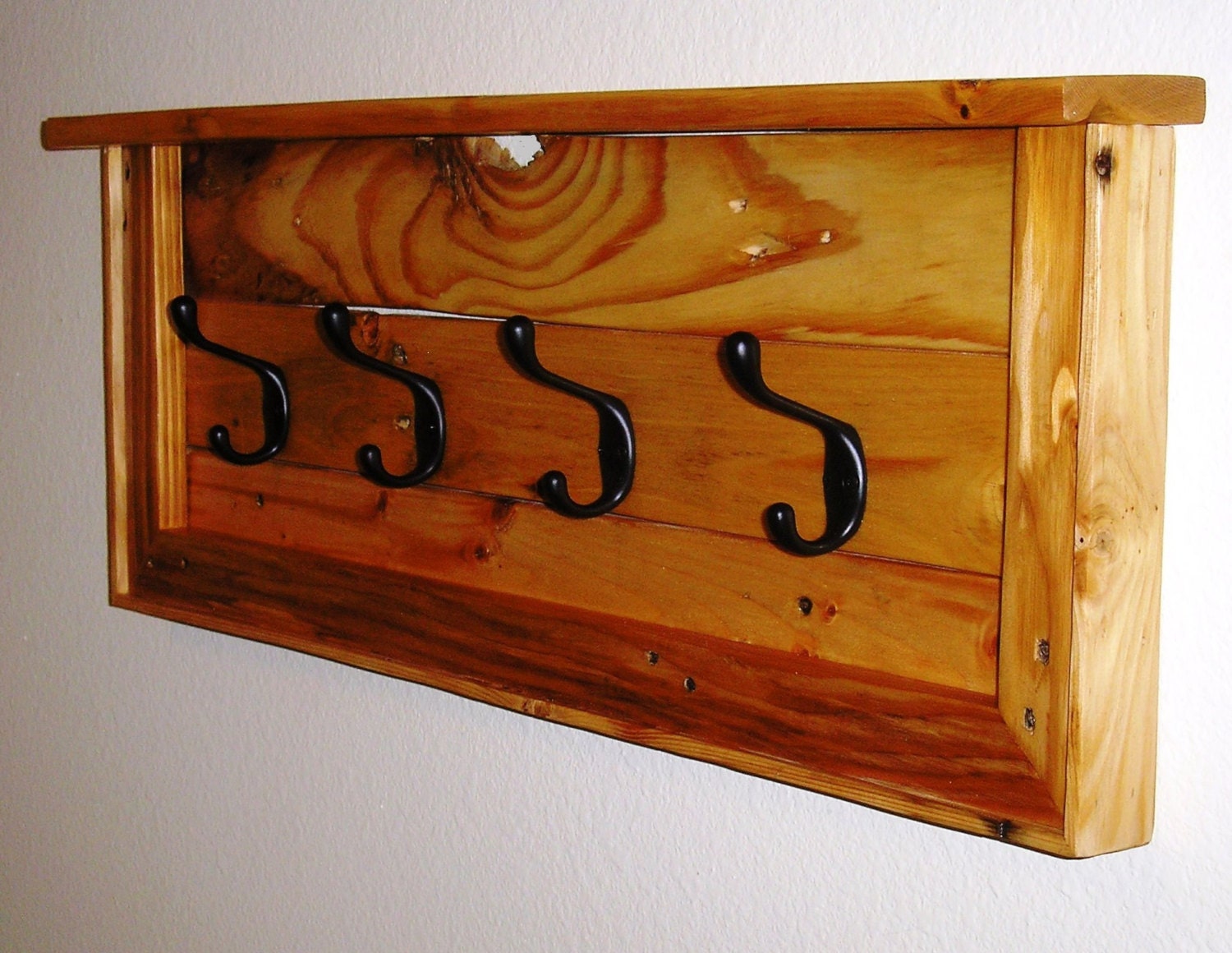 Repurposed Pallet Wood Coat Rack by RestorationWorksColo on Etsy
