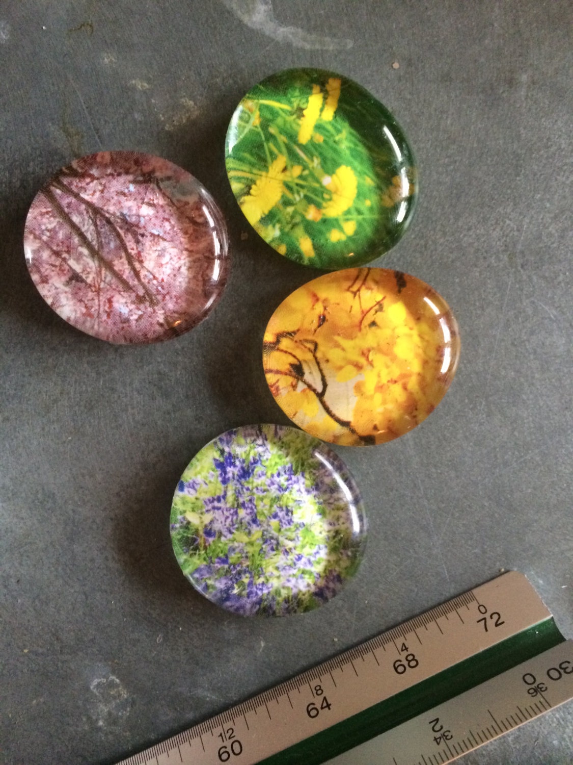 Sale Decorative Glass Set of 4 Large. by KernelPanicDC