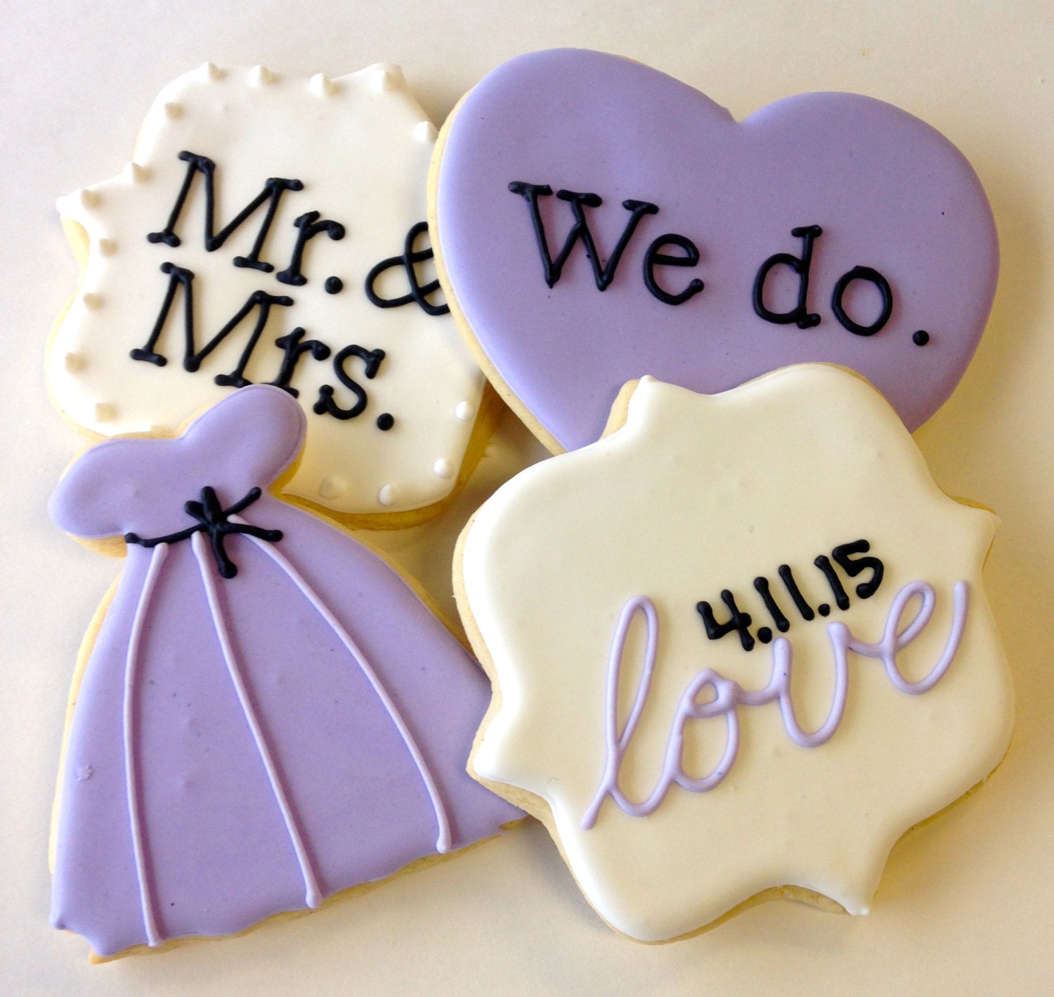 Sugar Cookie collection for Love Wedding Bridal Shower or