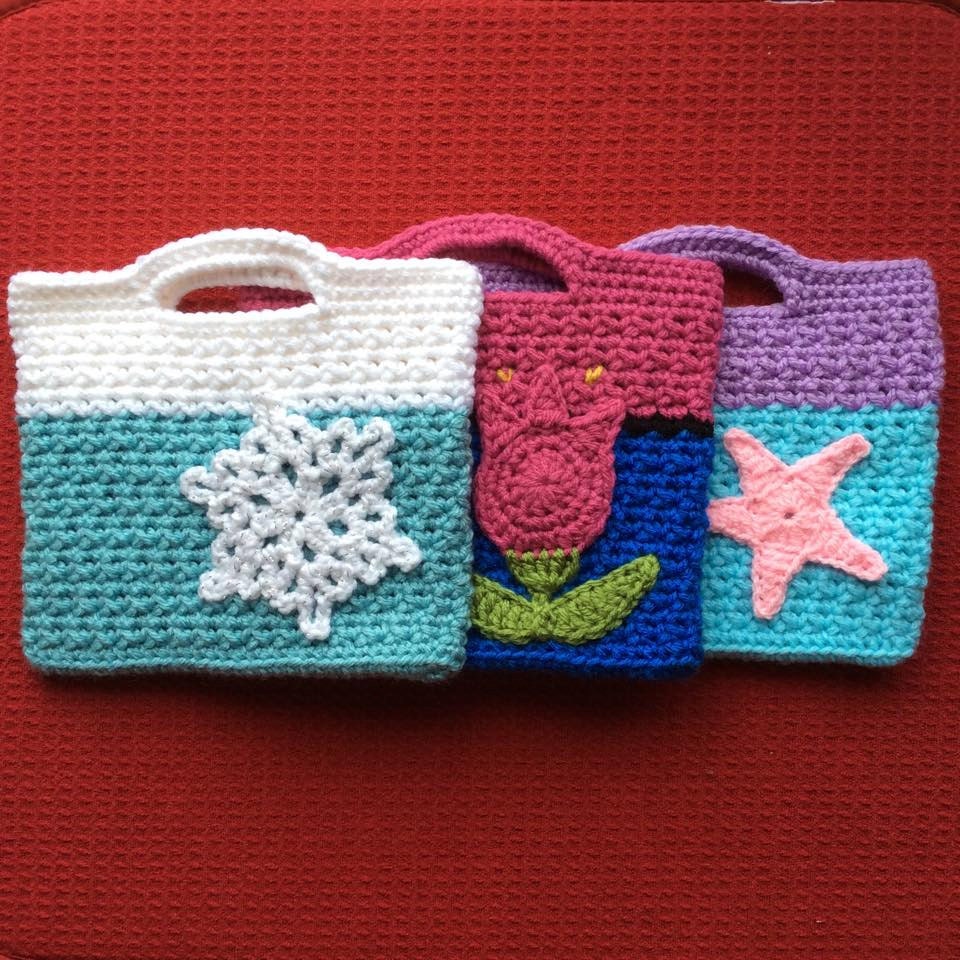 Girls Crochet Disney Character Purse / Frozen Crochet / Elsa