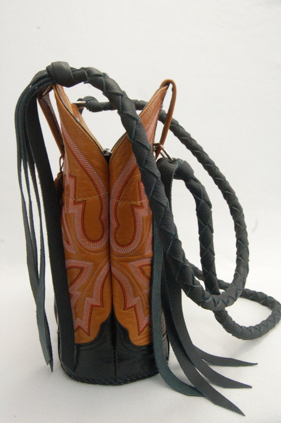 Re-purposed Western Cowboy Boot Purse 14006
