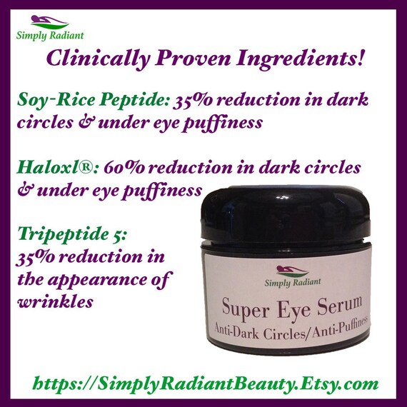 Anti Aging Organic Caffeine Eye Cream For by SimplyRadiantBeauty
