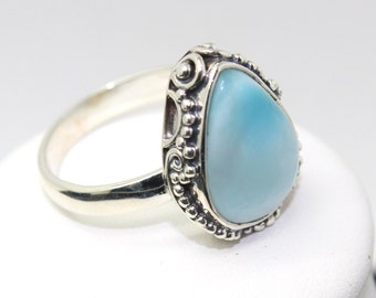 Moonstone Ring Sterling Silver Ring Gemstone Ring by KJewelry2015