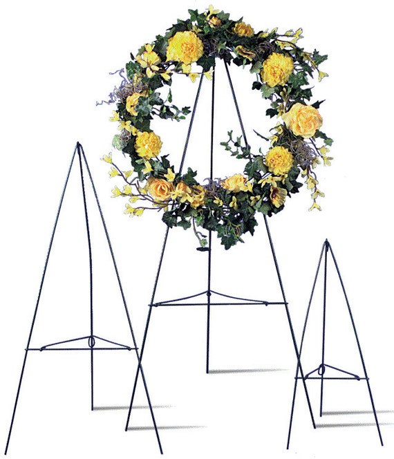 Green Wire Easel FREE USA SHIPPING Tripod Stand wreath funeral