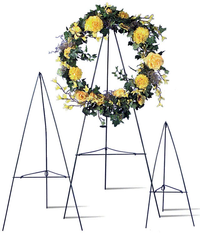 Green Wire Easel FREE USA SHIPPING Tripod Stand wreath funeral