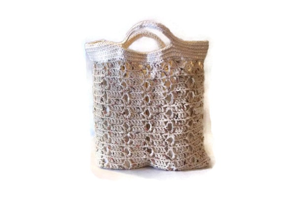 Crochet tote , Summer beach bag