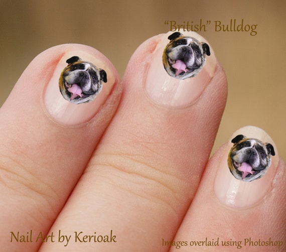 bulldog-nail-art-stickers-british-bulldog-nail-decals-dog