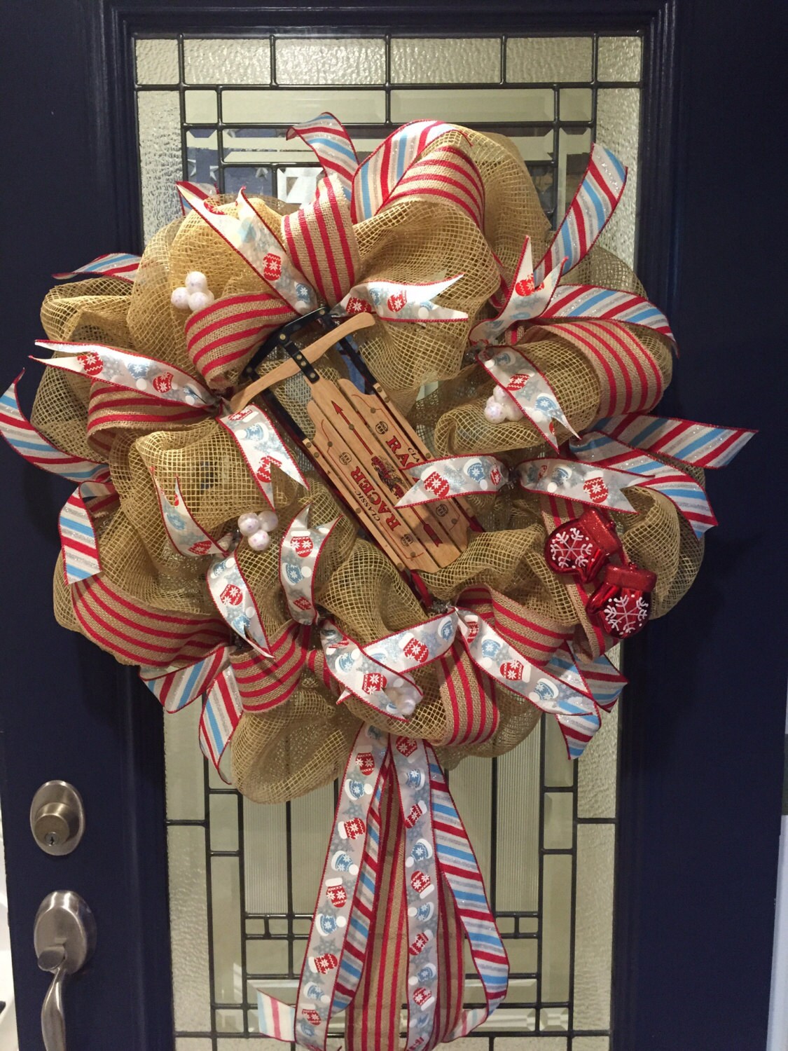 Deco Mesh Handmade Holiday and Speciality Wreaths