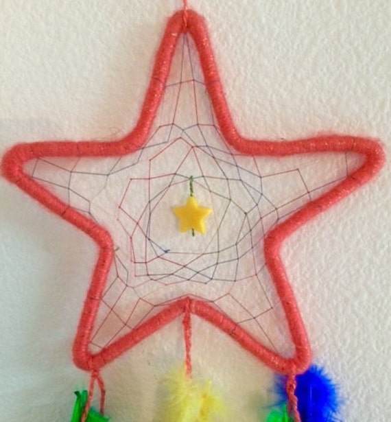 Items similar to Unique star shaped dreamcatcher on Etsy