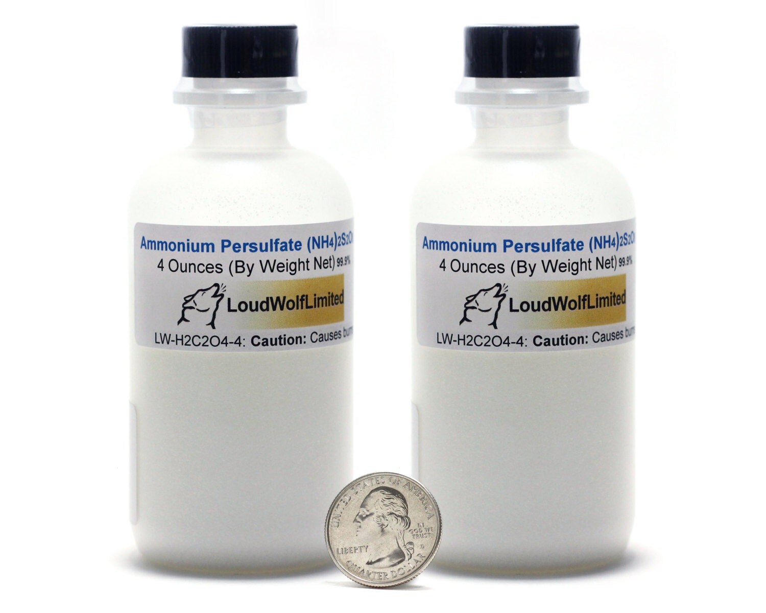 Ammonium Persulfate / 8 Ounces / Dry Crystals / 99 Pure