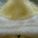 1970s Baby Bunting Bag Vintage Fuzzy Yellow Snowsuit Winter Baby Shower