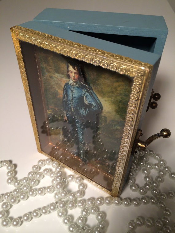 HALF OFF SALE !!! Blue Boy Jewelry Box
