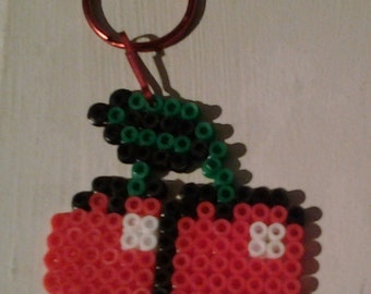 Items similar to Jack Skellington Perler Bead Keychain perfect for ...