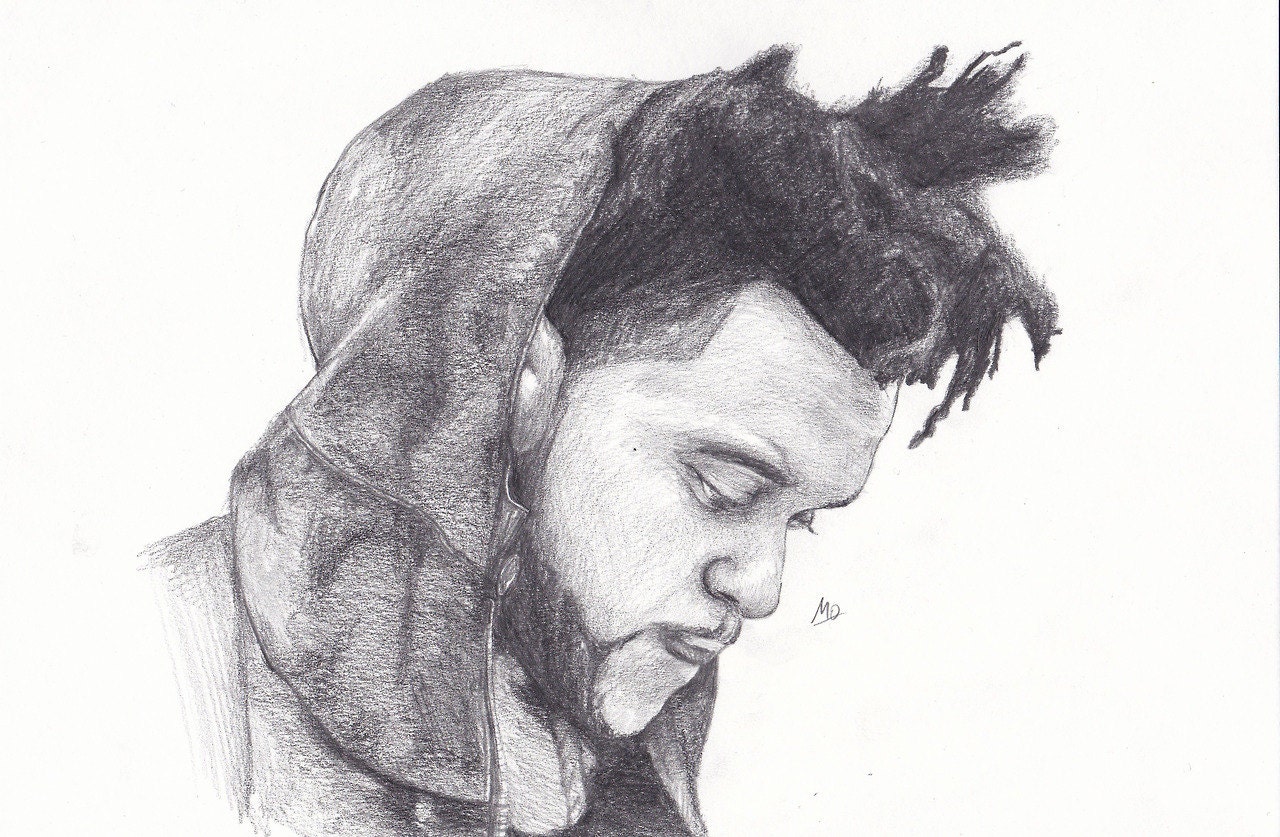 Рисунок the weeknd