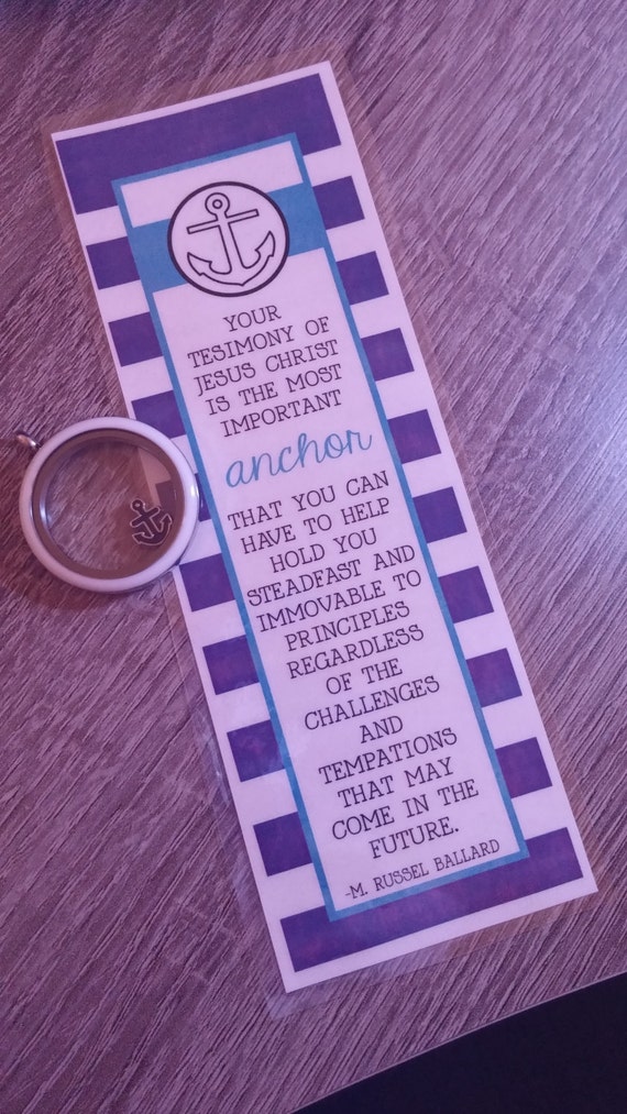 Anchor Bookmark by HayashiPhotography on Etsy