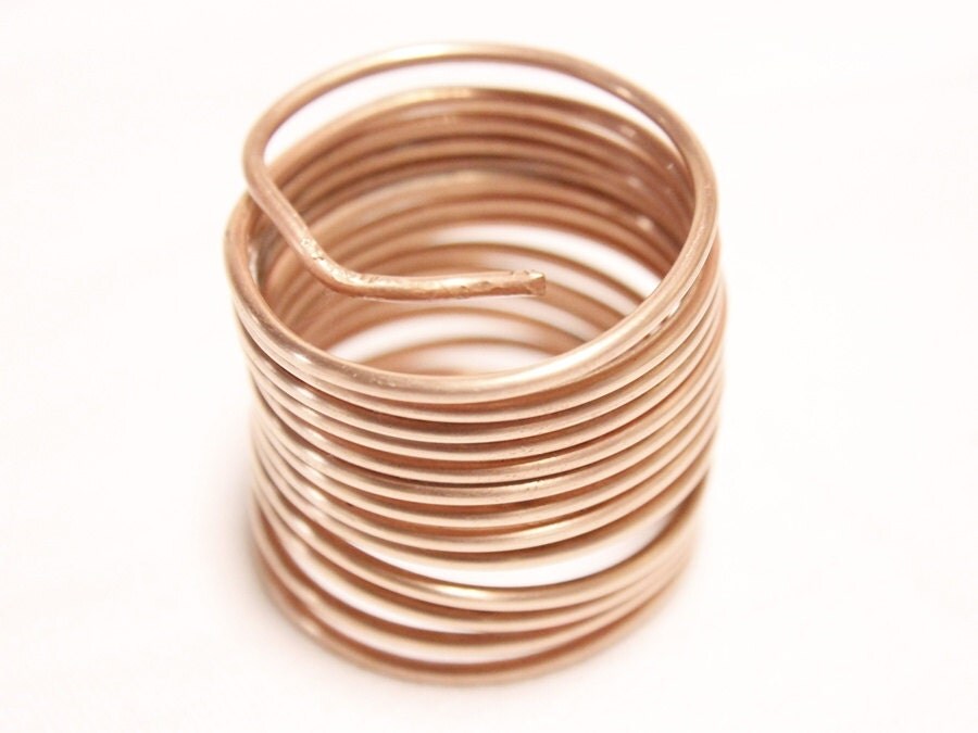 12 gauge Round Bare Copper Wire 10 feet by Bluegrassbeadsupply