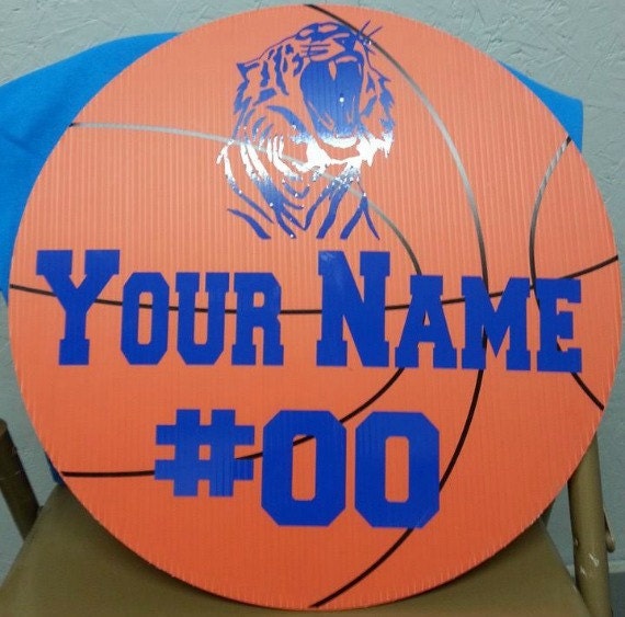 Personalized Basketball Sign