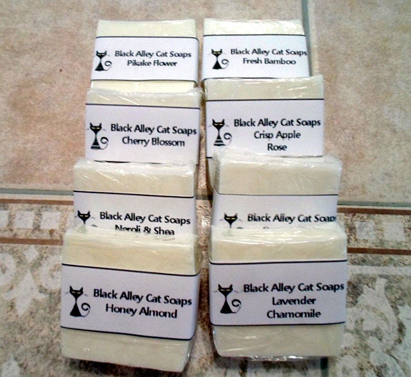 SOAP Sample Size Bar of Soap Fragrance Oil by BlackAlleyCatSoaps
