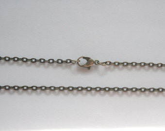 Antique Bronze Vintage necklace chain, pendant chain, Antique Bronze chain, necklace chain, jewelry chain, charm chain