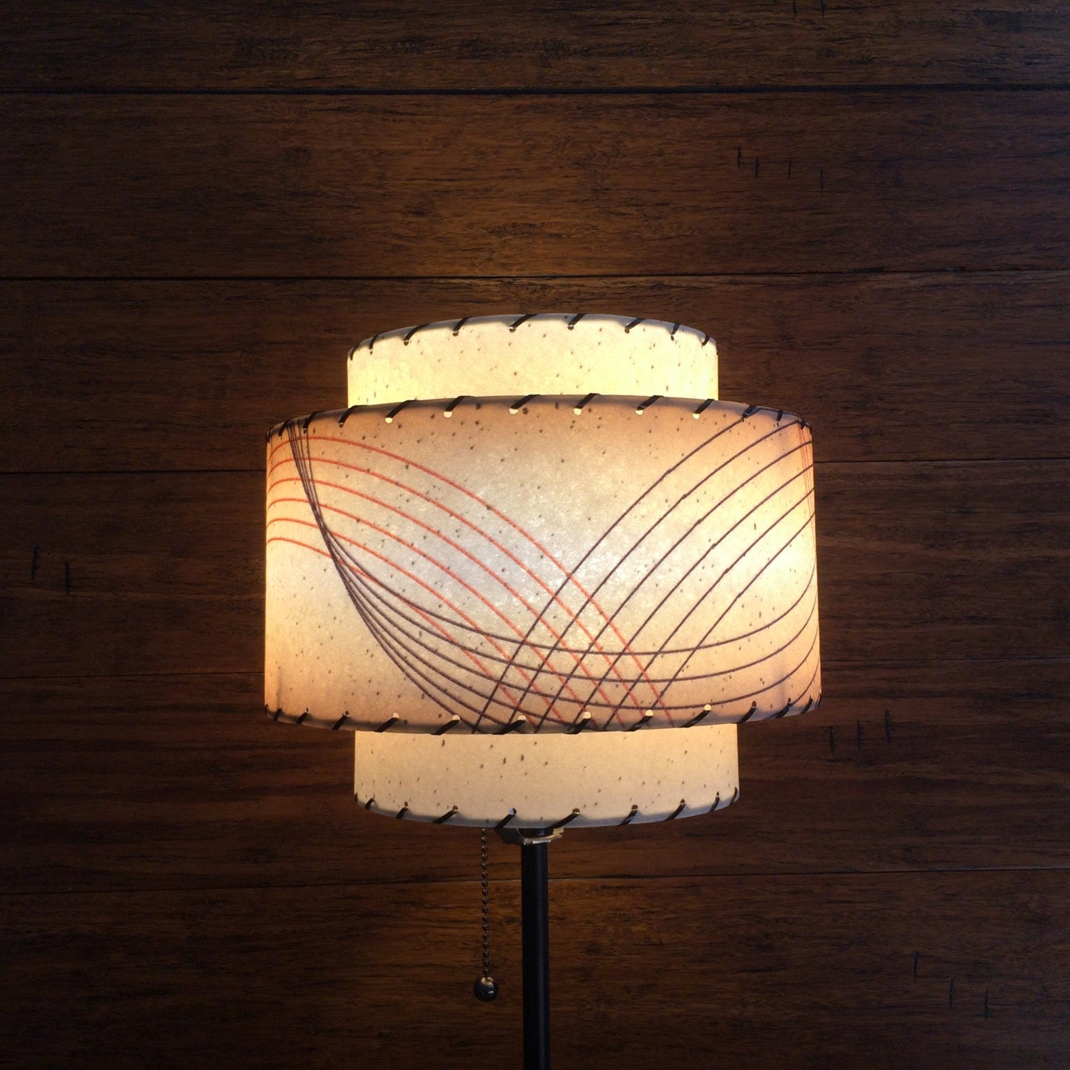Mid Century Modern Style Fiberglass Lamp Shade 3T76.0